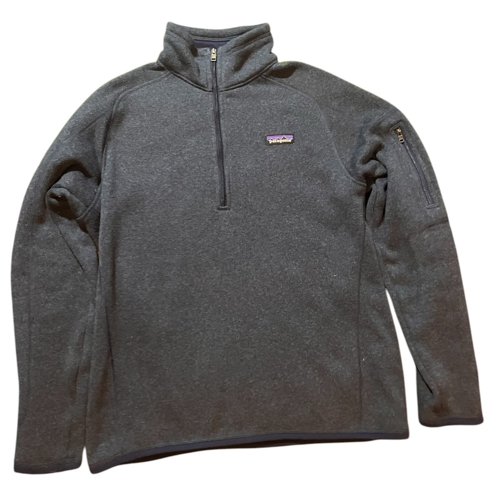 Patagonia Men’s Quarter-Zip Fleece Sweater | M | Navy
